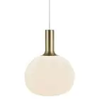 Nordlux Alton 25 Pendelleuchte Glas Weiß | Geeignet für 1x E27