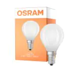 Osram LED Classic LED E14 Poire Filament Dépolie 3.8W 806lm - 840 Blanc Froid | Équivalent 60W