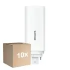 Lot 10x Philips CorePro PL-T LED Ampoule HF 6.5W - 840 Blanc Froid | 4-Pins - Équivalent 18W
